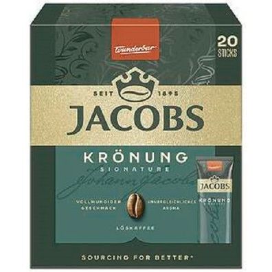 Jacobs Krönung löslicher Kaffee Sticks 20 x 1,8 g (36 g)