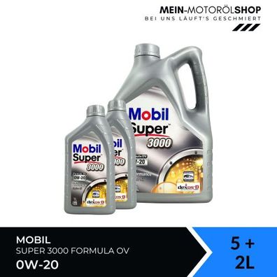 Mobil Super 3000 Formula OV 0W-20 5 + 2 Liter