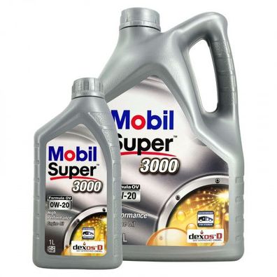 Mobil Super 3000 Formula OV 0W-20 5 + 1 Liter