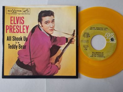 Elvis Presley - All Shook Up/ Teddy Bear 7'' US GOLDEN/ ORANGE VINYL