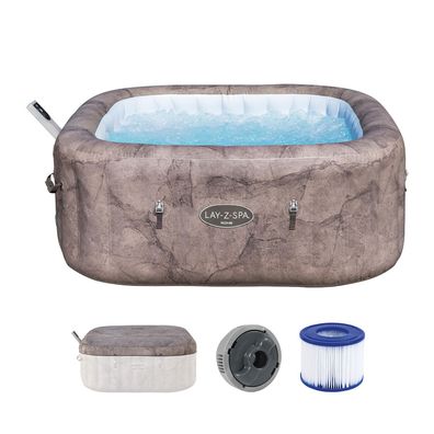 LAY-Z-SPA® Energiespar-Whirlpool Rome AirJet™ mit App-Steuerung, für 6 Personen,