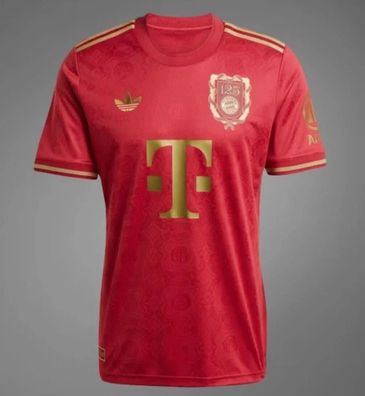 Adidas FC Bayern München 125 Jahre Jubiläum Trikot mit Badge Gr. S-M-L-XL-XXL-XXXL