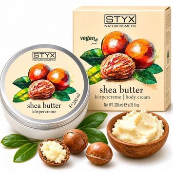 STYX Shea Butter Körpercreme - Reichhaltige Naturpflege für samtweiche Haut