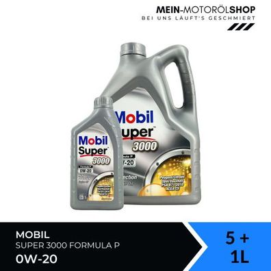 Mobil Super 3000 Formula P 0W-20 5 + 5 Liter