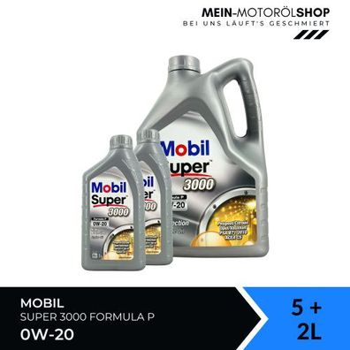Mobil Super 3000 Formula P 0W-20 5 + 2 Liter