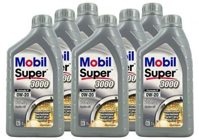Mobil Super 3000 Formula P 0W-20 7x1 Liter