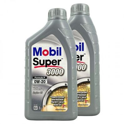 Mobil Super 3000 Formula P 0W-20 2x1 Liter