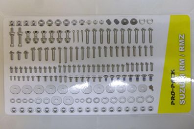 Schraubensatz 177-teilig Schraubenkit screw passt an Suzuki Rm Rmz 250 450 01-20