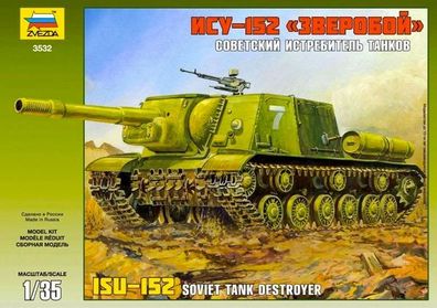 Zvezda 923532 ISU-152 Panzer in 1:35 Zvezda 3532 Bausatz