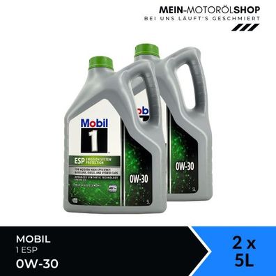 Mobil 1 ESP 0W-30 2x5 Liter