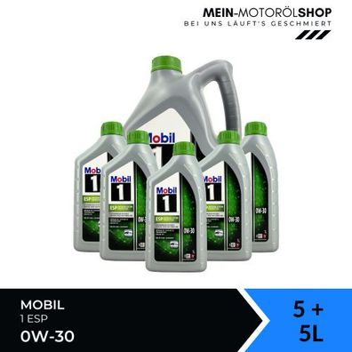 Mobil 1 ESP 0W-30 5 + 5 Liter