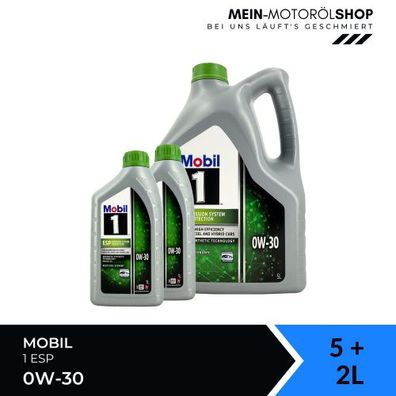 Mobil 1 ESP 0W-30 5 + 2 Liter