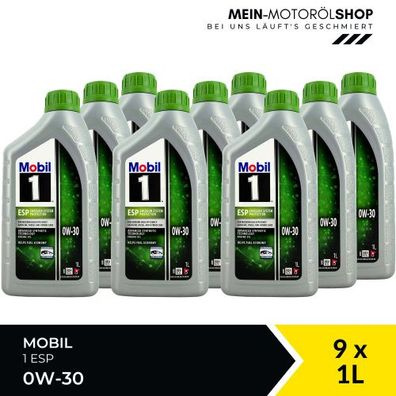 Mobil 1 ESP 0W-30 9x1 Liter