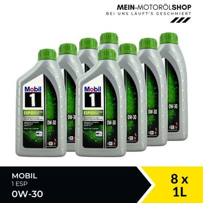 Mobil 1 ESP 0W-30 8x1 Liter