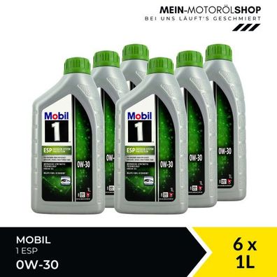 Mobil 1 ESP 0W-30 6x1 Liter