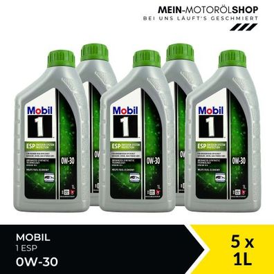 Mobil 1 ESP 0W-30 5x1 Liter