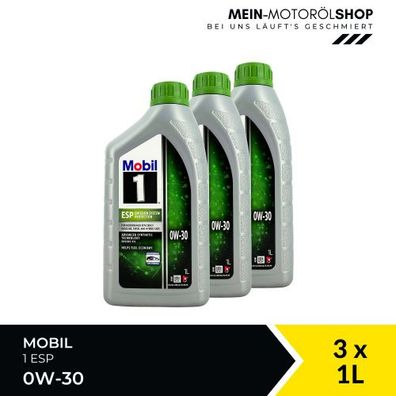 Mobil 1 ESP 0W-30 3x1 Liter