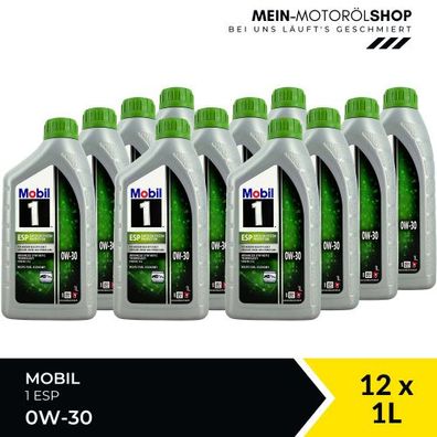 Mobil 1 ESP 0W-30 12x1 Liter