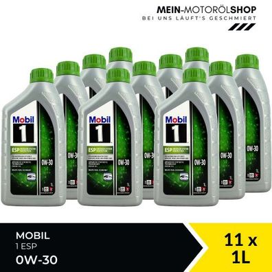 Mobil 1 ESP 0W-30 11x1 Liter