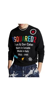 Dsquared2 Rainbow Pullover Schwarz Herren