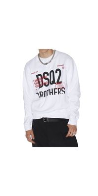 Dsquared2 DSQ2 Brother Sweatshirt Weiß Herren