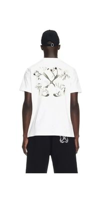 Off-White Flower Scan T Shirt Weiß Herren