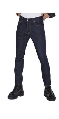 Dsquared2 Dark Skater Jeans Herren Blau Washed Designer Denim