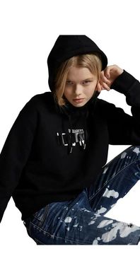 Dsquared2 Be Icon Tape Pullover Schwarz Unisex