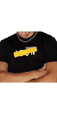 Dsquared2 Be Icon T Shirt Herren schwarz
