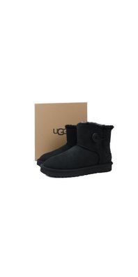 UGG Mini Bailey Button II Schwarz