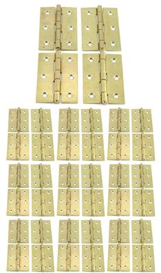 40 x Scharniere 76x48x1.5 mm