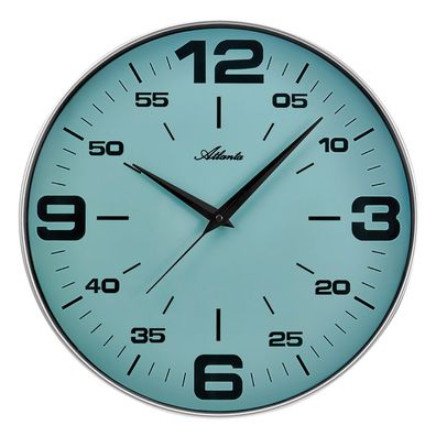 Atlanta Wanduhr Quarz Türkis 4552/6