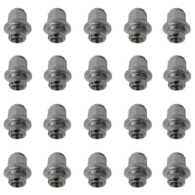 20x Radmuttern M12x1,5 37mm Flachbund Chrom Für Scion iM ZR iQ KP tC