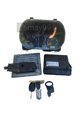 Motorsteuergerät Set 2S6A12A650NB S118325001 Benzin 1,3 Ford Fiesta V Fusion