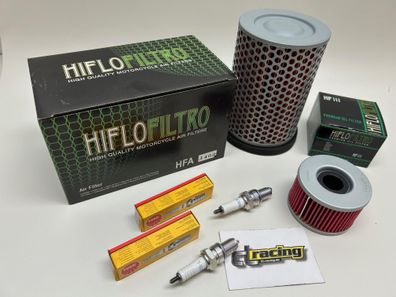 Wartungssatz Ölfilterset Zündkerze oilfilter spark passt an Honda Cx 500 77-86