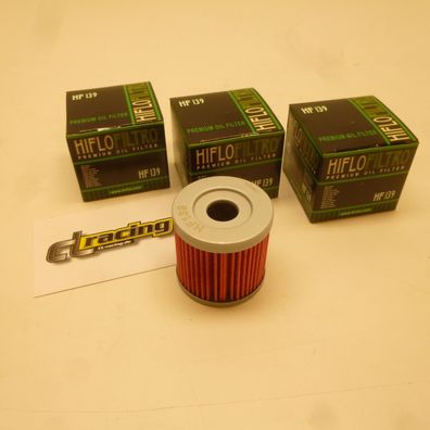 3x Hiflo HF139 Ölfilter oilfilter passt an Kawasaki Klx Kfx passt an Suzuki Drz