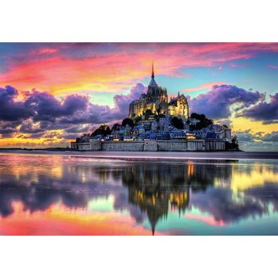Hochwertiges Le Magnifique Mont Saint-Michel Puzzle 1000Stück