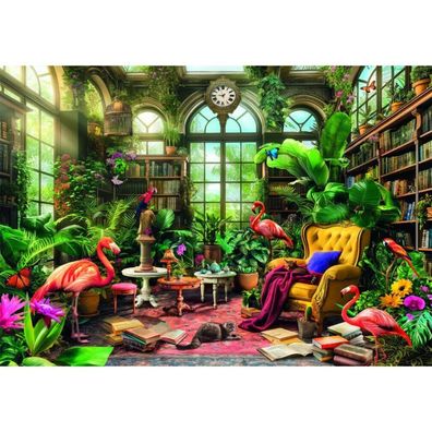 Hohe Qualität Das Gewächshaus Bibliothek Puzzle 1000pcs
