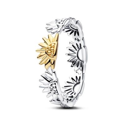 Ring 52 - Bicolor- Sonnenblume Bicolor Bandring