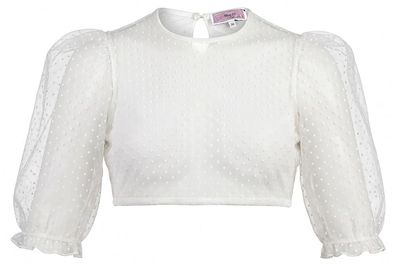 Dirndlbluse Dammbach ecru