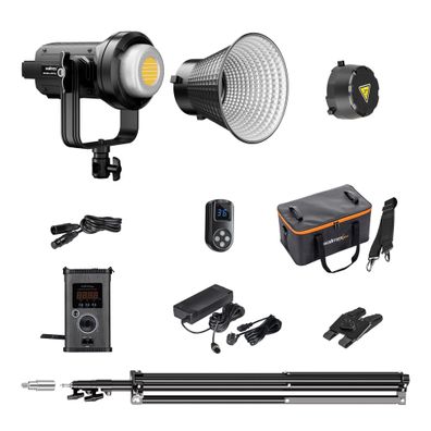 Walimex pro LED Niova Plus 120 W + Stativ Set Lichtstativ Flächenleuchte