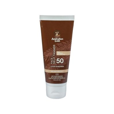 Australian Gold Face + Self Tanner Lotion Sunscreen SPF50 88 ml