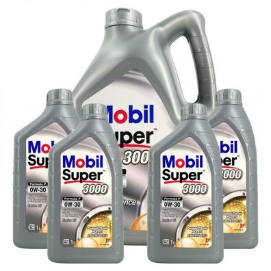 Mobil Super 3000 Formula P 0W-30 5 + 4 Liter