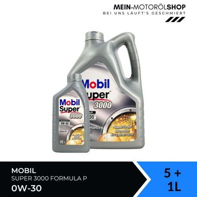 Mobil Super 3000 Formula P 0W-30 5 + 1 Liter