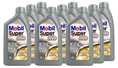 Mobil Super 3000 Formula P 0W-30 9x1 Liter