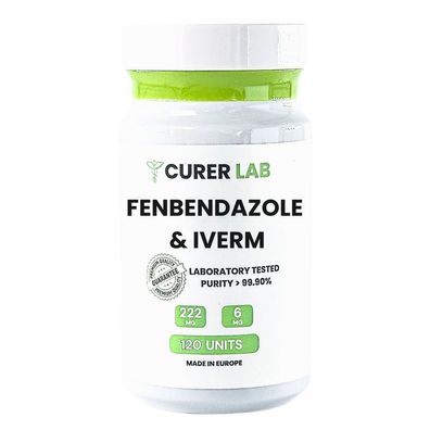 Fenbendazole 222mg & Iverm 6 mg | >99,90 % Reinheit | für Laborzwecke | 120 Einheiten