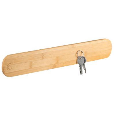 eluno Schlüsselbrett, magnetische Schlüsselleiste aus Bambus