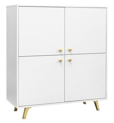 Kommode SIENA, Sideboard, Schrank, Wohnzimmer, Loft, Modern, Holz, Schwarz