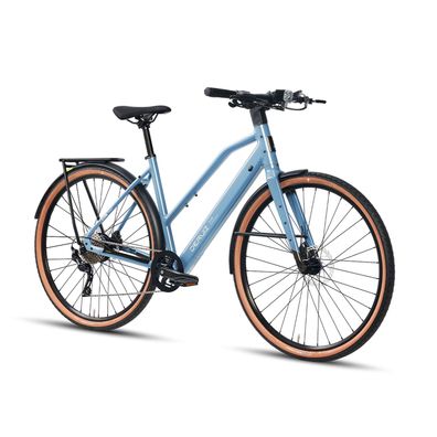 DERUIZ Ebikes Turmali-Premium Airy Blue 28 Zoll Trekking Fahrrad Urbanbike