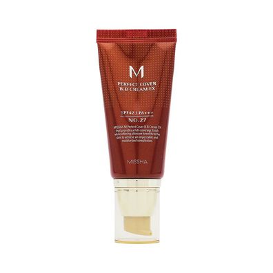 Missha BB Creme Perfect Cover 27 Honey Beige LSF 42, 50 ml